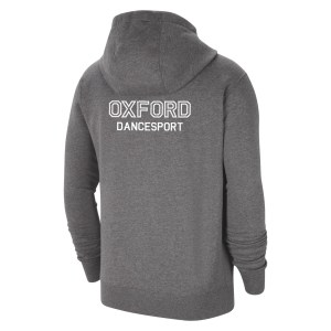 Nike Team Club 20 Fleece Full-Zip Hoodie (M) Charcoal Heather-White-White