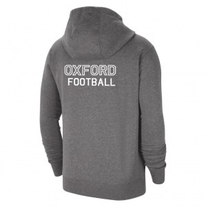 Nike Park 20 Fleece Full-Zip Hoodie Charcoal Heathr-White-White