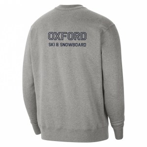 Nike Team Club 20 Fleece Crew Sweatshirt Dark Grey Heather-Black-Black