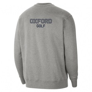 Nike Team Club 20 Fleece Crew Sweatshirt Dk Grey Heather-Black-Black