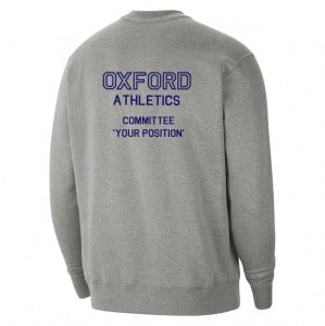 Nike Team Club 20 Fleece Crew Sweatshirt Dk Grey Heather-Black-Black