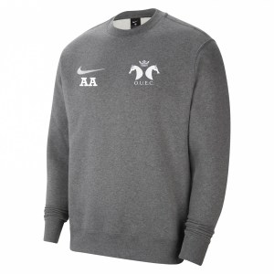 Nike Park 20 Fleece Crew Sweatshirt Charcoal Heathr-White-White