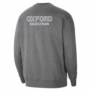 Nike Park 20 Fleece Crew Sweatshirt Charcoal Heathr-White-White