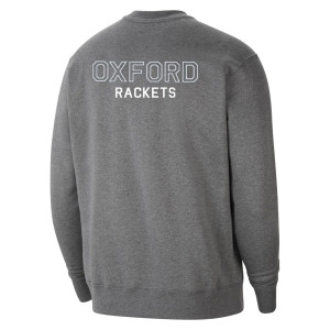 Nike Team Club 20 Fleece Crew Sweatshirt Charcoal Heather-White-White