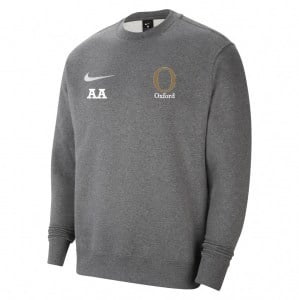 Nike Park 20 Fleece Crew Sweatshirt Charcoal Heathr-White-White