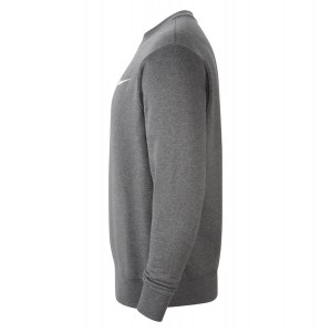 Nike Park 20 Fleece Crew Sweatshirt Charcoal Heathr-White-White