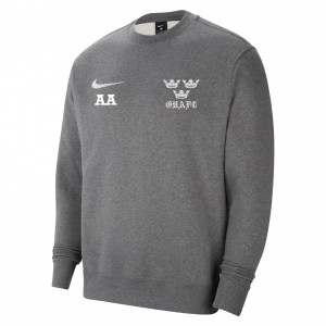 Nike Park 20 Fleece Crew Sweatshirt Charcoal Heathr-White-White