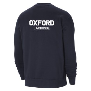 Nike Team Club 20 Fleece Crew Sweatshirt Obsidian-White-White