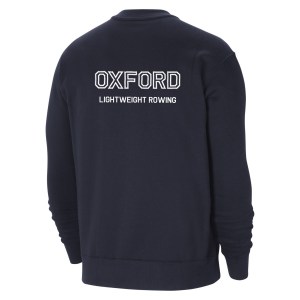 Nike Team Club 20 Fleece Crew Sweatshirt Obsidian-White-White