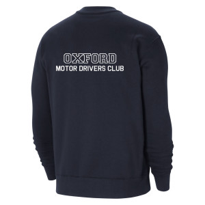Nike Team Club 20 Fleece Crew Sweatshirt Obsidian-White-White