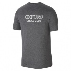 Nike Park 20 Cotton T-Shirt (M) Charcoal Heathr-White