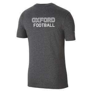 Nike Park 20 Cotton T-Shirt (M) Charcoal Heathr-White