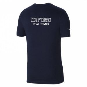 Nike Team Club 20 Cotton T-Shirt (M) Obsidian-White