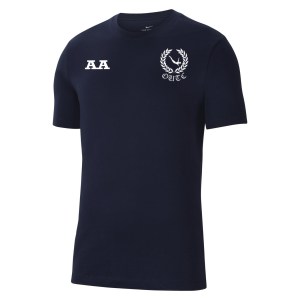 Nike Team Club 20 Cotton T-Shirt (M) Obsidian-White