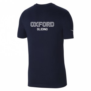 Nike Team Club 20 Cotton T-Shirt (M) Obsidian-White