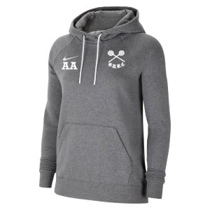 Nike Womens Team Club 20 Hoodie (W) Charcoal Heather-White-White