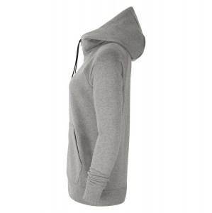 Nike Womens Park Fleece Full-Zip Hoodie (W) Dk Grey Heather-Black-Black