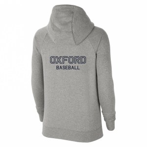 Nike Womens Team Club 20 Full-Zip Hoodie (W) Dark Grey Heather-Black-Black