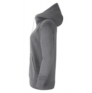 Nike Womens Park Fleece Full-Zip Hoodie (W) Charcoal Heathr-White-White