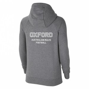 Nike Womens Team Club 20 Full-Zip Hoodie (W) Charcoal Heather-White-White