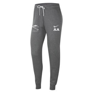 Nike Womens Team Club 20 Fleece Pants (W) Charcoal Heathr-White-White