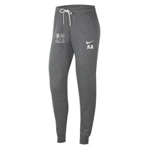 Nike Womens Team Club 20 Fleece Pants (W) Charcoal Heather-White-White