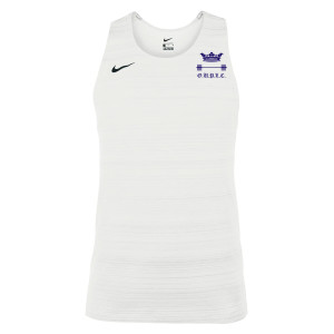 Zelus-Nike Dry Miler Singlet (M) White-Black