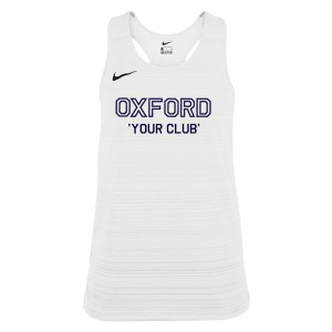 Neon-Nike Womens Dry Miler Singlet (W) White-Black