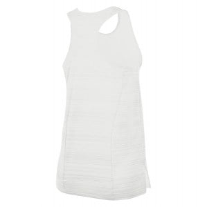 Neon-Nike Womens Dry Miler Singlet (W) White-Black