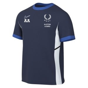 Nike Academy 25 Short-Sleeve Training Top - Obsidian/Royal Blue/White