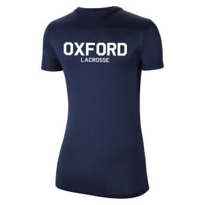 Nike Park VII Dri-FIT Womens Short Sleeve Shirt - Midnight Navy/White