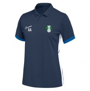 Nike Dri-FIT Academy 25 Polo (W) - Obsidian/Royal Blue/White