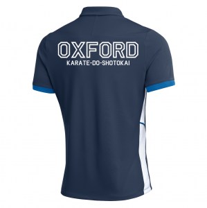 Nike Dri-FIT Academy 25 Polo - Obsidian/Royal Blue/White