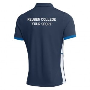 Nike Dri-FIT Academy 25 Polo - Obsidian/Royal Blue/White