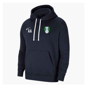 Nike Team Club 20 Fleece Hoodie (M) - Obsidian/White/White