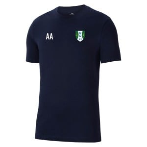 Nike Team Club 20 Cotton T-Shirt (M) - Obsidian/White