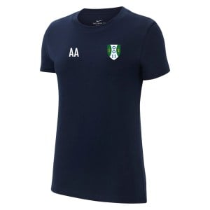Nike Team Club 20 Cotton T-Shirt (W) - Obsidian/White