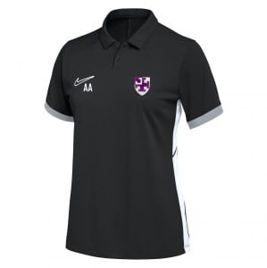 Nike Dri-FIT Academy 25 Polo (W) - Black/White/White