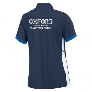 Nike Dri-FIT Academy 25 Polo (W) - Obsidian/Royal Blue/White