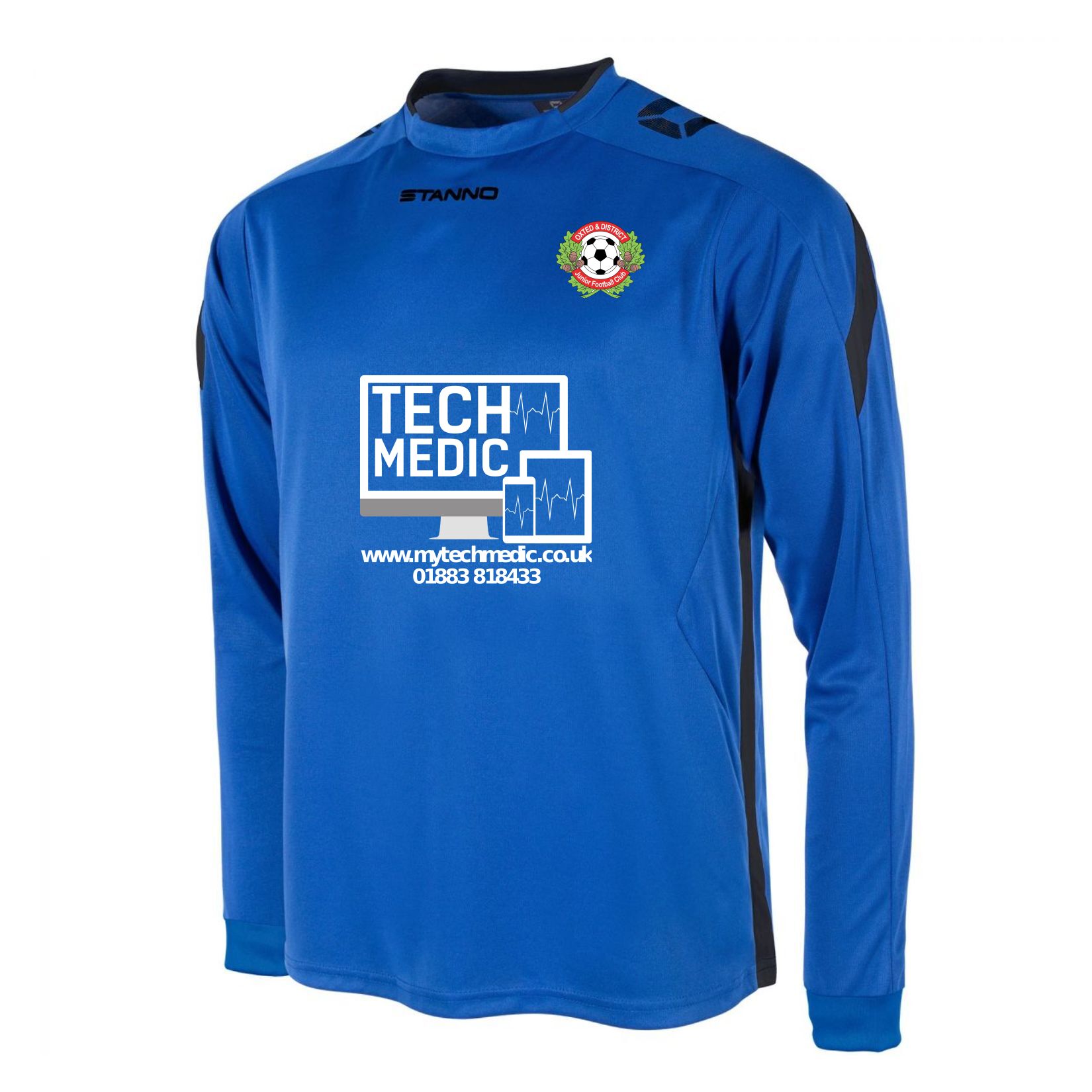 Stanno Drive Long Sleeve Shirt - Blue/Black