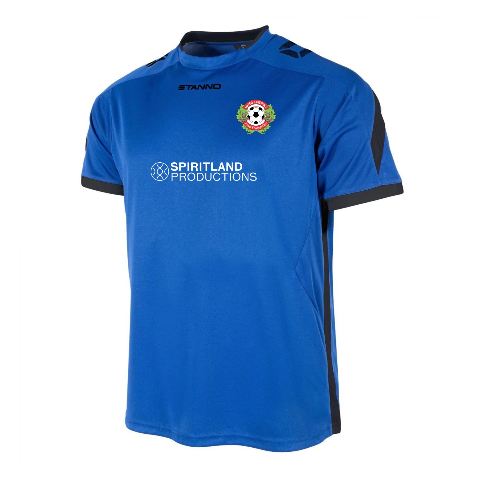 Stanno Drive Short Sleeve Shirt - Blue/Black