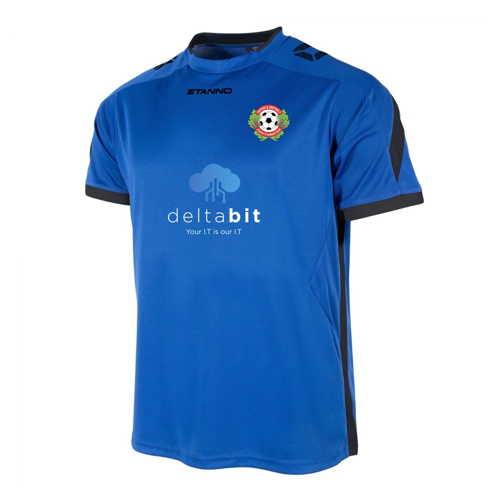 Stanno Drive Short Sleeve Shirt - Blue/Black