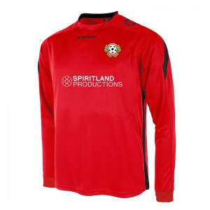 Stanno Drive Long Sleeve Shirt - Red/Black