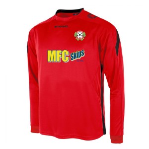 Stanno Drive Long Sleeve Shirt - Red/Black