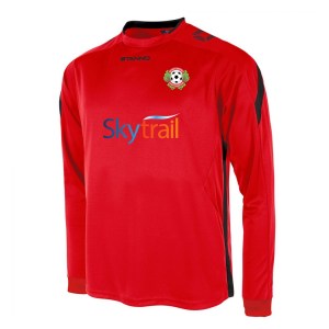 Stanno Drive Long Sleeve Shirt - Red/Black