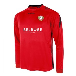 Stanno Drive Long Sleeve Shirt - Red/Black