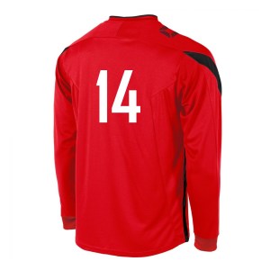 Stanno Drive Long Sleeve Shirt - Red/Black