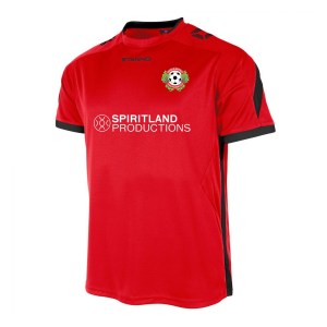 Stanno Drive Short Sleeve Shirt - Red/Black