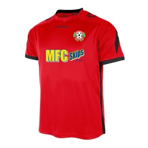 Stanno Drive Short Sleeve Shirt - Red/Black