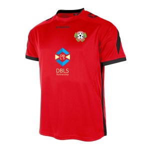 Stanno Drive Short Sleeve Shirt - Red/Black